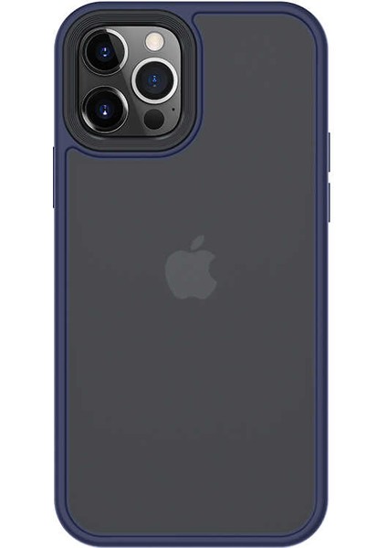 Apple iPhone 12 Pro Kılıf Arkası Mat Buzlu Benks Hybrid Kapak