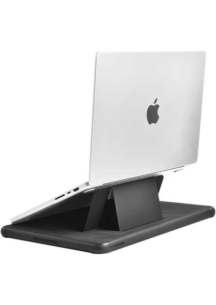 Apple Macbook 16.2 2021 Wiwu Defender Stand Case Taşınabilir Standlı Magnetik Pu Laptop Çantası