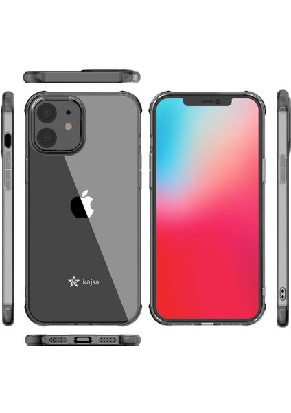 Apple iPhone 12 Kılıf Kajsa Transparent Kapak