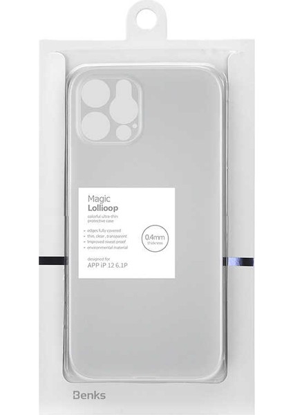 Apple iPhone 12 Pro Kılıf Slim Fit Mat Pp Benks Lollipop Protective Kapak