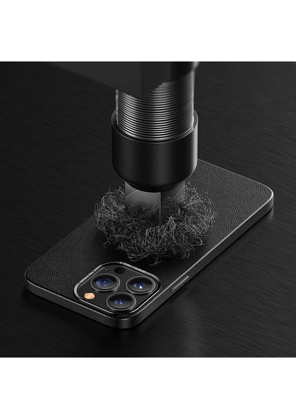 Apple iPhone 13 Pro Kılıf Benks Magnetic Hakiki Deri Kılıf