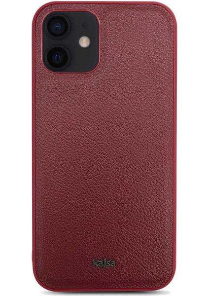 Apple iPhone 12 Pro Kılıf Kajsa Luxe Collection Hakiki Deri Kapak