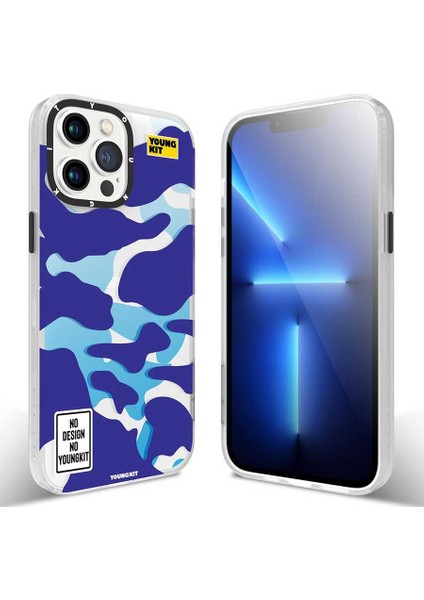Apple iPhone 13 Pro Max Kılıf Baskılı Desenli Youngkit Kamuflaj Serisi Kapak
