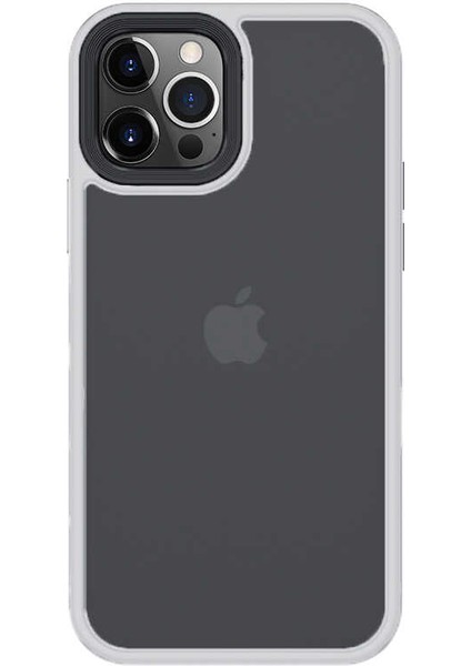 Apple iPhone 12 Kılıf Arkası Mat Buzlu Benks Hybrid Kapak
