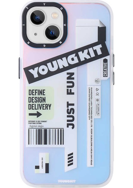 Apple iPhone 13 Kılıf Baskılı Desenli Youngkit Fashion Culture Time Serisi Kapak