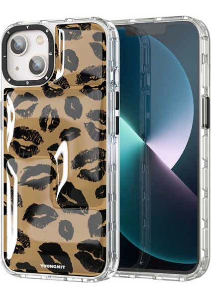 Apple iPhone 13 Kılıf Youngkit Leopard Article Serisi Kapak