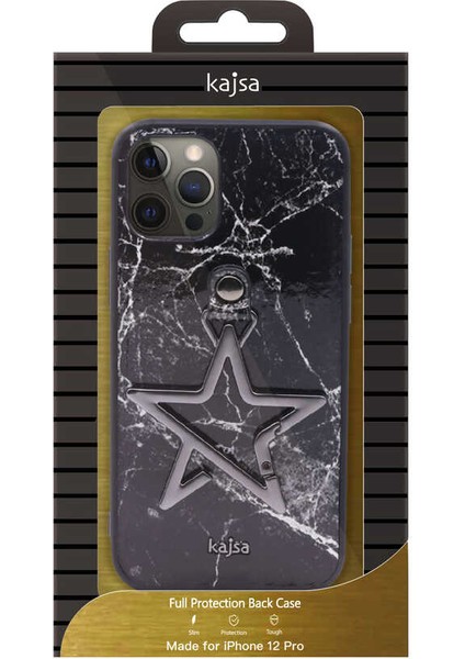 Apple iPhone 12 Pro Kılıf Kajsa Starry Serisi Marble Kapak modelleri
