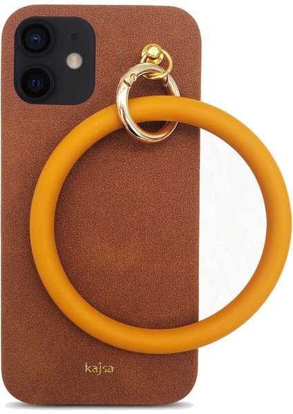 Apple iPhone 12 Kılıf Kajsa Splendid Serisi Morandi Ring Kapak