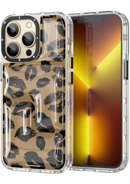 Apple iPhone 13 Pro Max Kılıf Youngkit Leopard Article Serisi Kapak