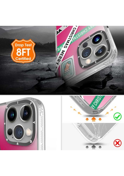 Apple iPhone 13 Pro Max Kılıf Baskılı Desenli Youngkit Holiday Serisi Kapak