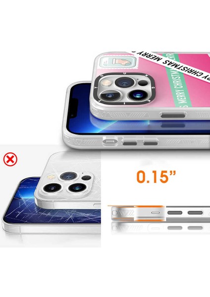 Apple iPhone 13 Pro Max Kılıf Baskılı Desenli Youngkit Holiday Serisi Kapak