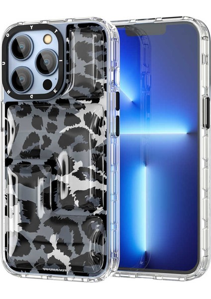 Apple iPhone 13 Pro Kılıf Youngkit Leopard Article Serisi Kapak