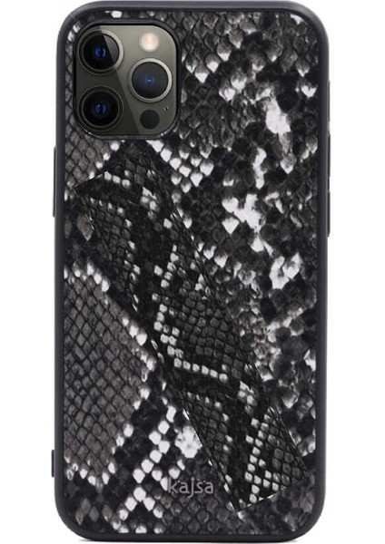 Apple iPhone 12 Pro Max Kılıf Kajsa Glamorous Serisi Snake Handstrap Kapak indirimleri