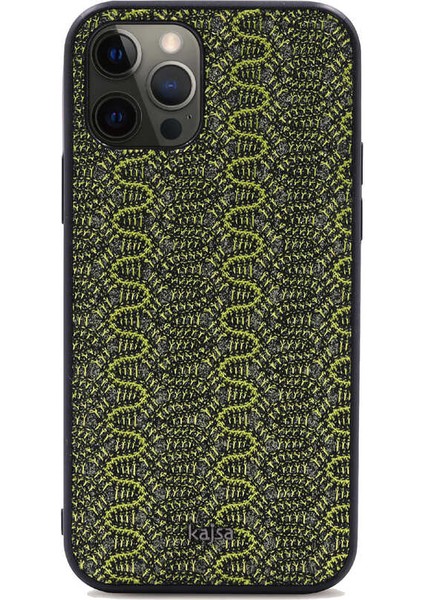 Apple iPhone 12 Pro Max Kılıf Kajsa Glamorous Serisi Waterfall Pattern Kapak