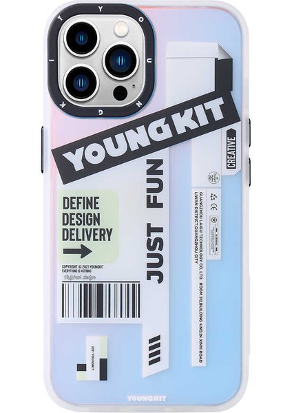 Apple iPhone 13 Pro Kılıf Baskılı Desenli Youngkit Fashion Culture Time Serisi Kapak