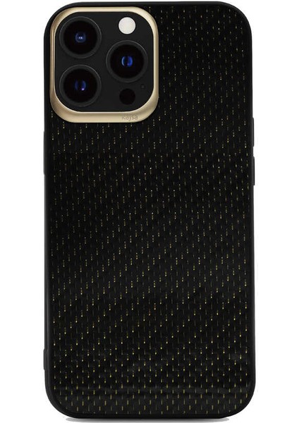 Apple iPhone 13 Pro Kılıf Kajsa Carbon Fiber Collection Arka Kapak