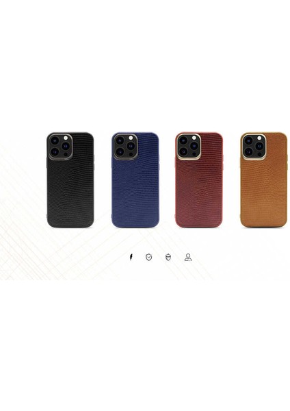 Apple iPhone 13 Pro Kılıf Kajsa Preppie Collection Pu Deri Kapak