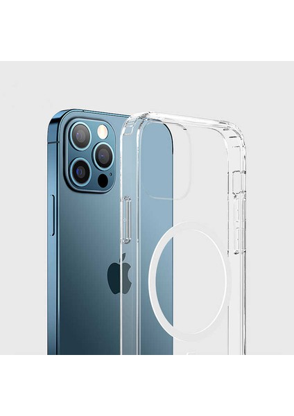 Apple iPhone 12 Pro Max Kılıf Wiwu Magnetic Crystal Kapak