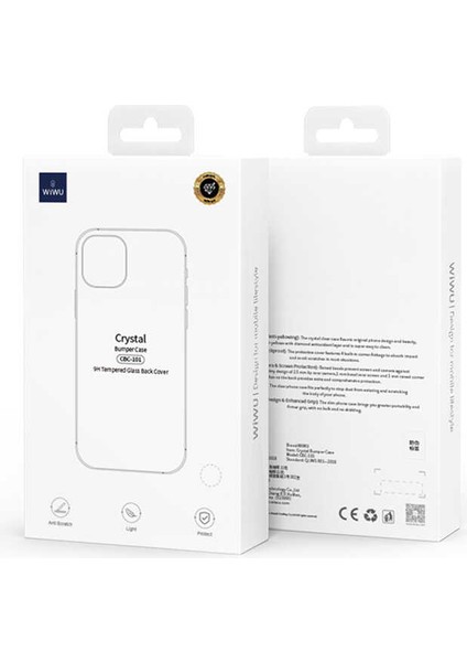 Apple iPhone 12 Pro Max Kılıf Wiwu Magnetic Crystal Kapak