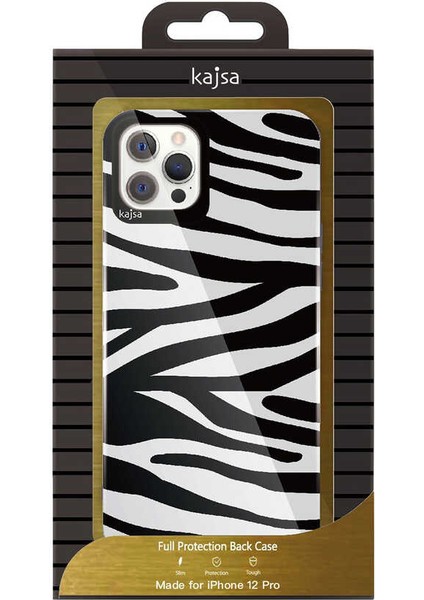 Apple iPhone 12 Pro Kılıf Vahşi Doğa Desenli Kajsa Animal Kapak