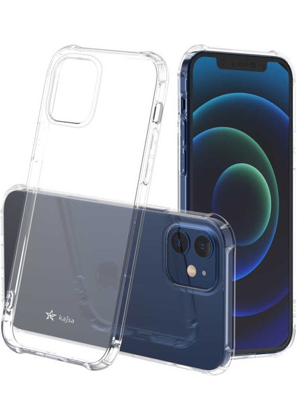 Apple iPhone 12 Kılıf Kajsa Transparent Kapak indirimleri