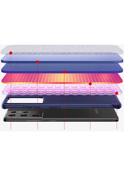 Galaxy S21 Ultra Kılıf Wiwu Sand Stone Kapak