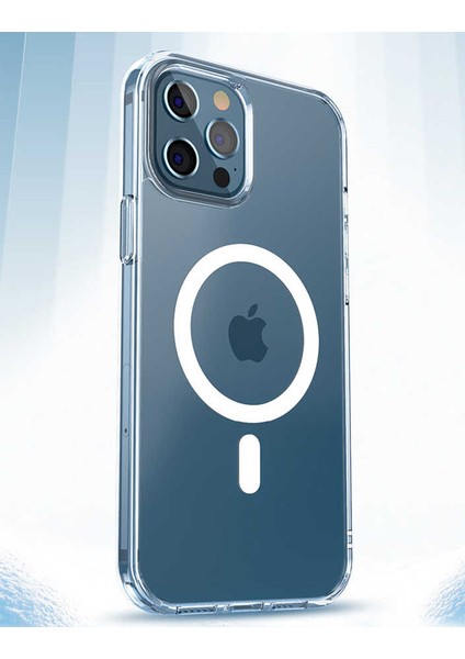 Apple iPhone 13 Pro Max Kılıf Wiwu Magnetic Crystal Kapak