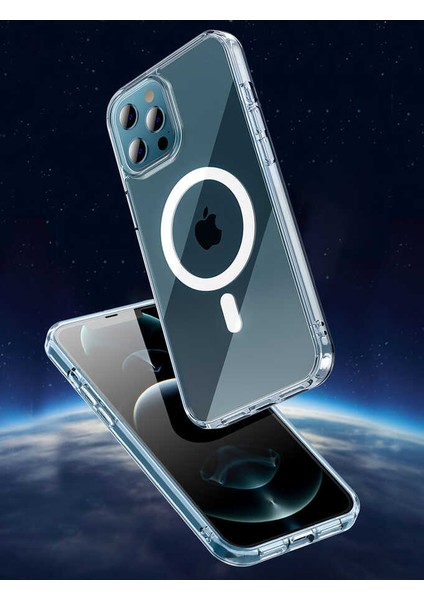 Apple iPhone 13 Pro Max Kılıf Wiwu Magnetic Crystal Kapak