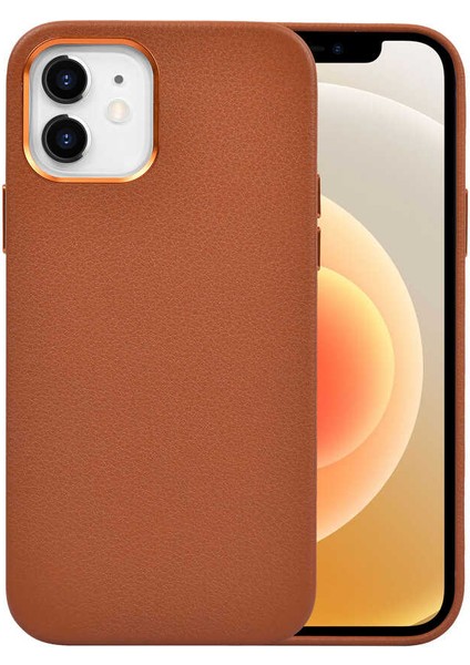 Apple iPhone 12 Pro Kılıf Wiwu Calfskin Kapak