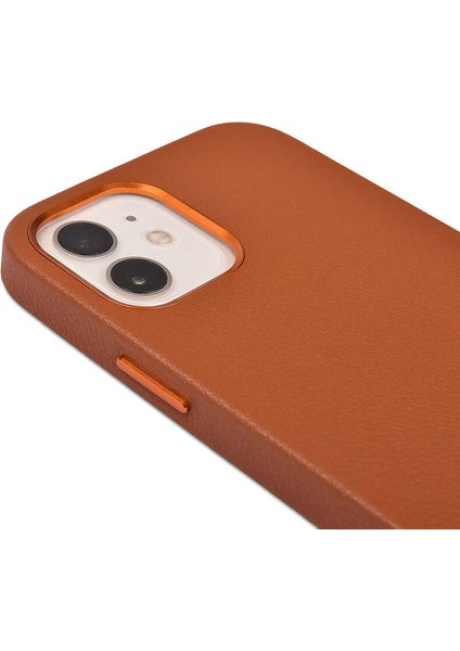 Apple iPhone 12 Pro Kılıf Wiwu Calfskin Kapak