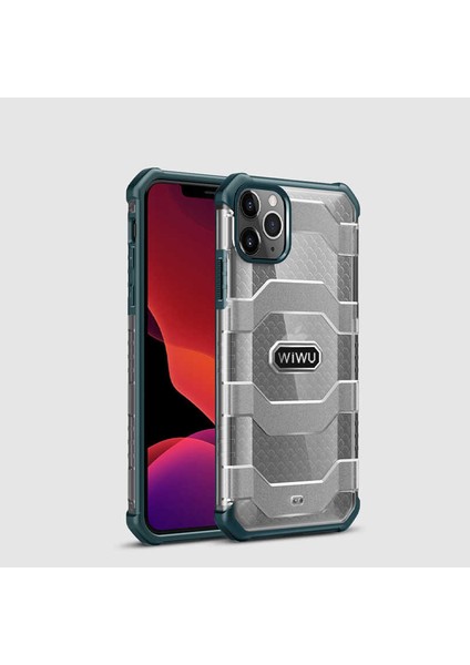 Apple iPhone 12 Pro Max Kılıf Tank Kabartmalı Wiwu Voyager Kapak