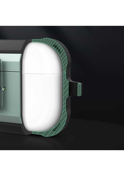 Apple Airpods 3.nesil Kılıf Wiwu Mecha Dönebilen Standlı Kılıf
