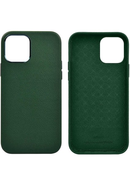 Apple iPhone 13 Kılıf Wiwu Calfskin Kapak