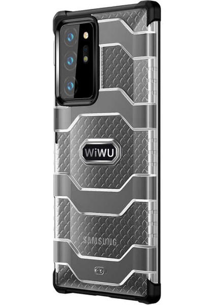 Galaxy Note 20 Ultra Kılıf Tank Kabartmalı Wiwu Voyager Kapak