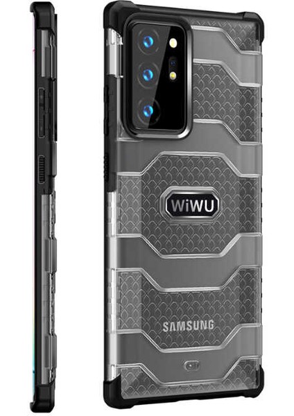 Galaxy Note 20 Ultra Kılıf Tank Kabartmalı Wiwu Voyager Kapak