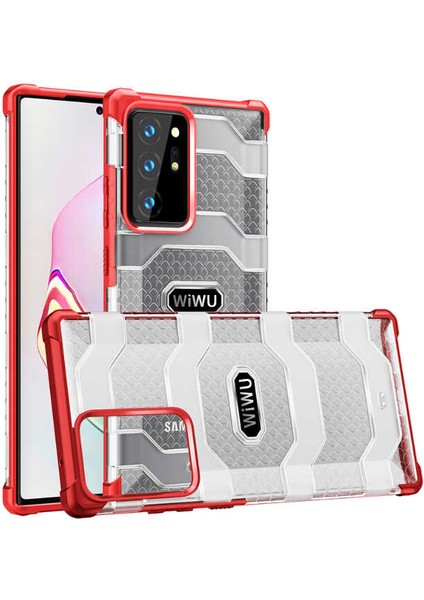 Galaxy Note 20 Ultra Kılıf Tank Kabartmalı Wiwu Voyager Kapak