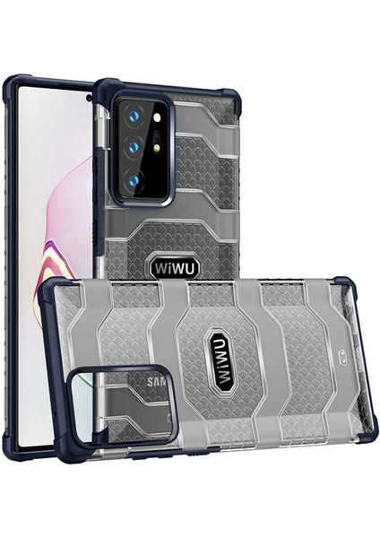 Galaxy Note 20 Ultra Kılıf Tank Kabartmalı Wiwu Voyager Kapak