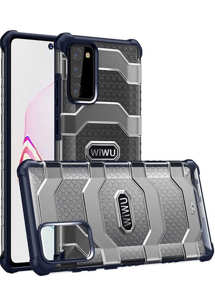 Galaxy Note 20 Kılıf Tank Kabartmalı Wiwu Voyager Kapak