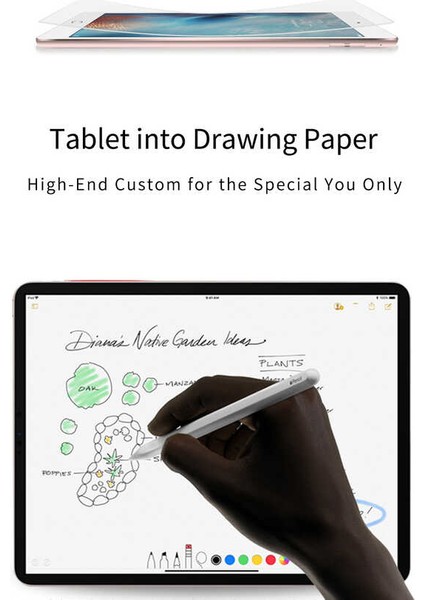 Apple iPad Pro 12.9 2018 Wiwu Ekran Koruyucu Kağıt Hissi Ipaper-Like Ekran Filmi