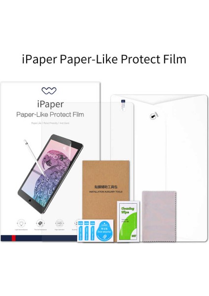 Apple iPad 6 Air 2 Wiwu Ekran Koruyucu Kağıt Hissi Ipaper-Like Ekran Filmi