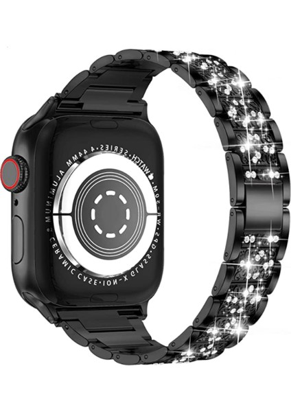 Apple Watch 40MM Wiwu Three Beads Set Auger Metal Saat Kordon Kayış Bileklik