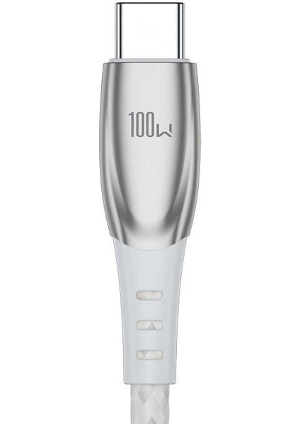 D41 Type-C Pd Kablo 100W Süper Hızlı Şarj Kablosu 200 cm Data Kablo