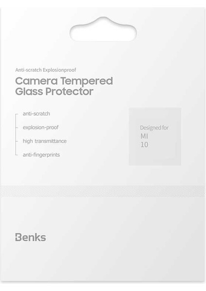 Xiaomi Mi 10 Benks Kr Kamera Lens Koruyucu Cam