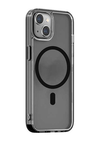 Apple iPhone 14 Wiwu Magsafe Şarj Özellikli Lens Korumalı Şeffaf Silikon Kapak