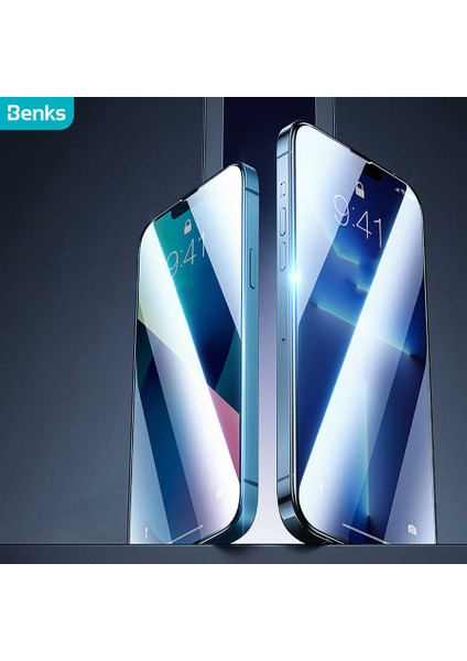 Apple iPhone 13 Pro Max Benks Mat Ekran Koruyucu Parmak Izi Bırakmayan Oyunculara Özel Ekran Filmi