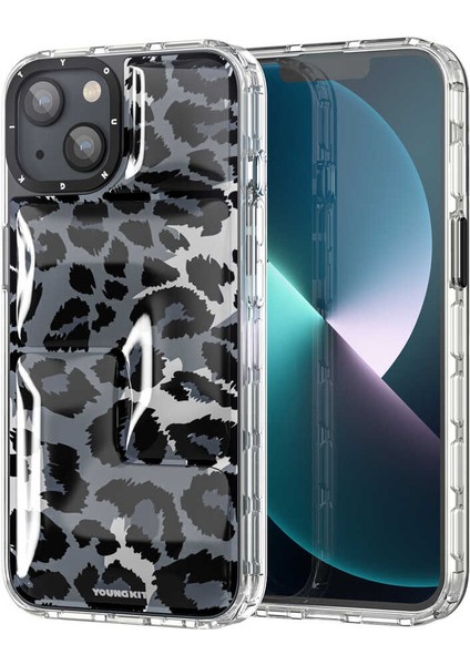 Apple iPhone 13 Kılıf Youngkit Leopard Article Serisi Kapak