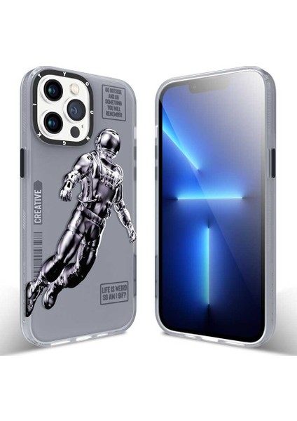 Apple iPhone 13 Pro Kılıf Baskılı Desenli Youngkit Klasik Serisi Kapak