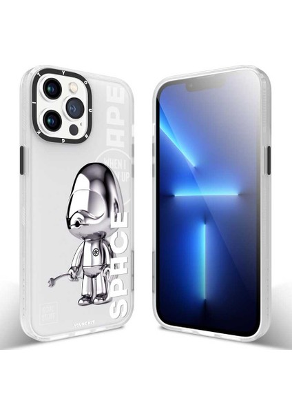Apple iPhone 13 Pro Kılıf Baskılı Desenli Youngkit Klasik Serisi Kapak