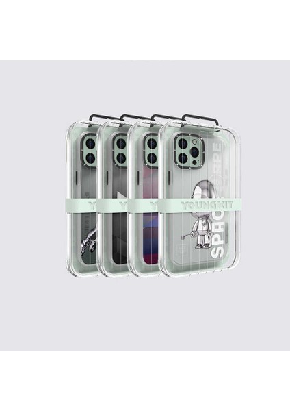 Apple iPhone 13 Pro Kılıf Baskılı Desenli Youngkit Klasik Serisi Kapak