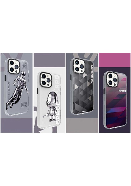 Apple iPhone 13 Pro Kılıf Baskılı Desenli Youngkit Klasik Serisi Kapak